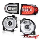 Přední a zadní LED světla Toyota FJ Cruiser 07-14